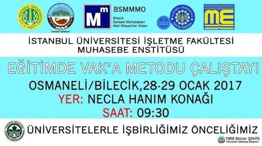 Osmaneli&rsquo;nde &rsquo;vak&rsquo;a &Ccedil;alıştay&rsquo;ı Başlıyor