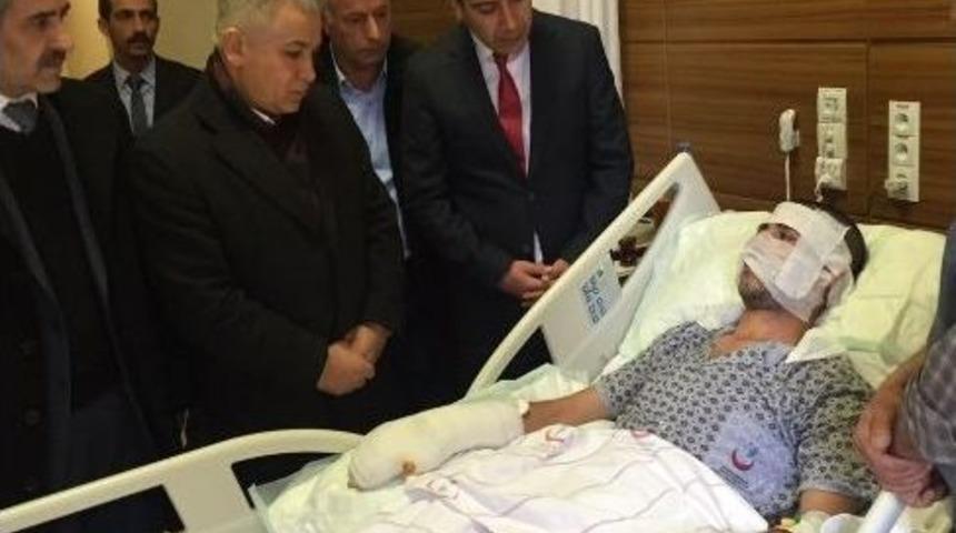 Milletvekilli Adnan Boynukara&rsquo;dan Yaralı Askere Ziyaret