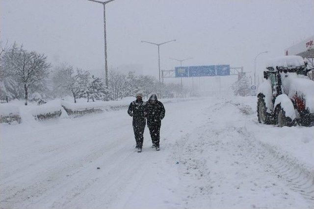 Muş’ta Kar Yağışı