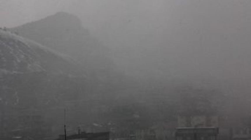 Hakkari&rsquo;de Yoğun Sis