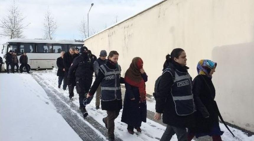 Fet&ouml;&rsquo;den G&ouml;zaltına Alınan 16 Şahıs Adliyeye Sevk Edildi