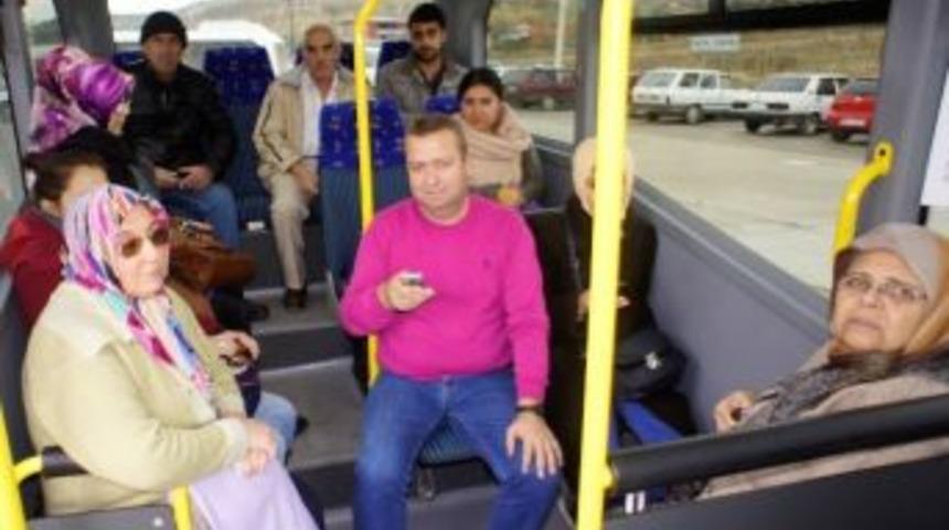 Alaşehir&rsquo;de Minib&uuml;slerde İnternet D&ouml;nemi