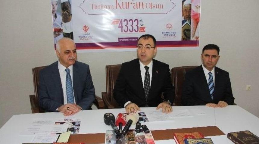 Malatya&rsquo;da &lsquo;hediyem Kur&rsquo;an Olsun&rsquo; Kampanyasının Startı Verildi