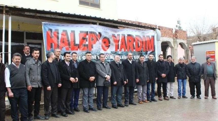 Sason&rsquo;da Halep İ&ccedil;in Yardım Kampanyası Başlatıldı