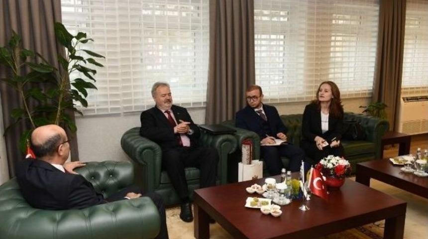 Moldova B&uuml;y&uuml;kel&ccedil;isi Bolboceanu&rsquo;dan Vali Demirtaş&rsquo;a Ziyaret