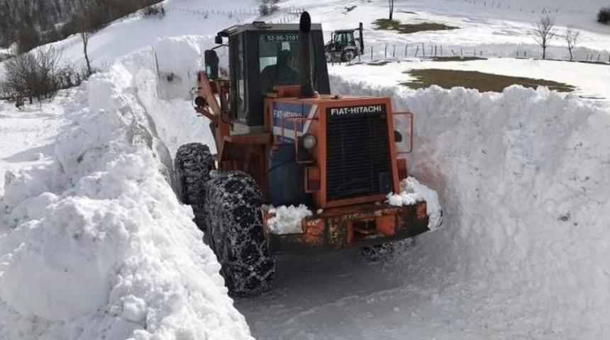 Ordu’da Kar Kalınlığı 60 Cm