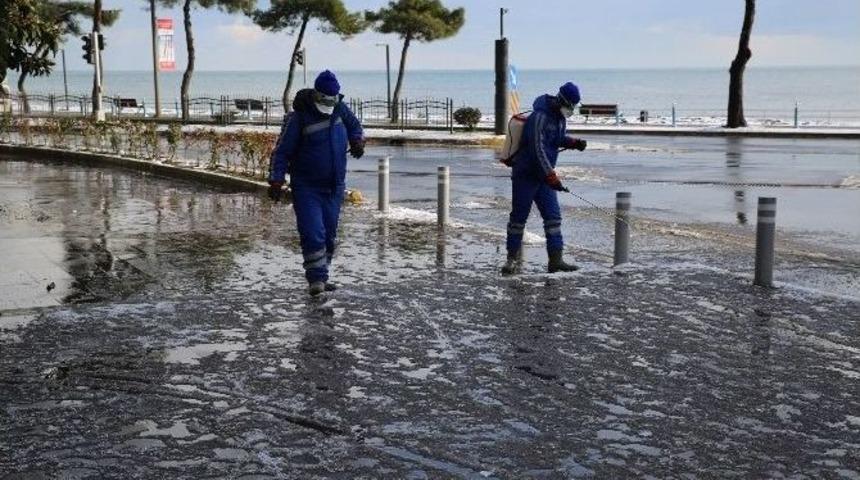 Altırordu’da Yollar Kardan Temizleniyor