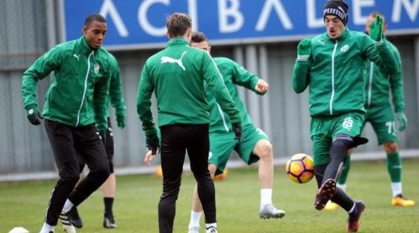 Bursaspor'da Taktik &Ccedil;alışma