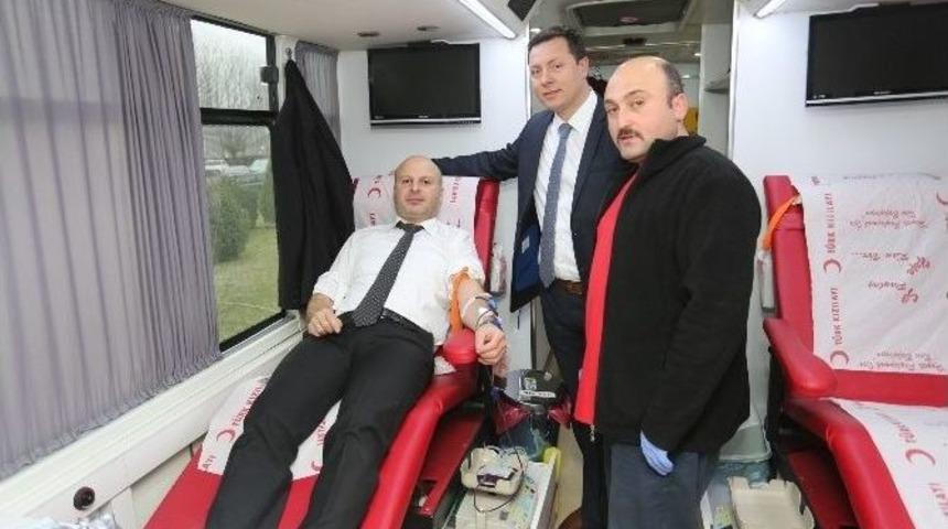 Satso &Uuml;yelerinden Kan Bağışı