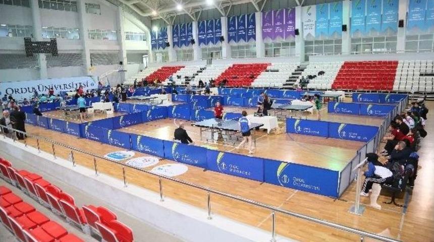 &Uuml;nilig Masa Tenisi M&uuml;sabakaları Ordu&rsquo;da Başladı