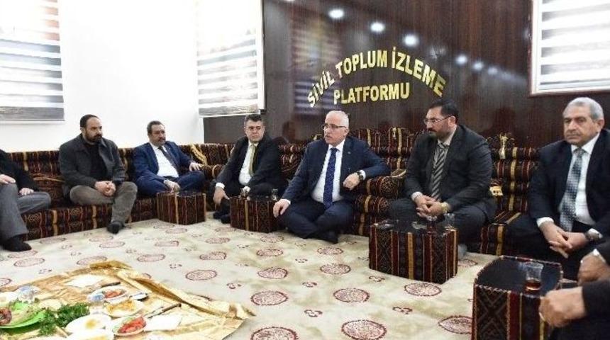 Vali Tuna Sivil Toplum İzleme Platformu &Uuml;yeleriyle Bir Araya Geldi