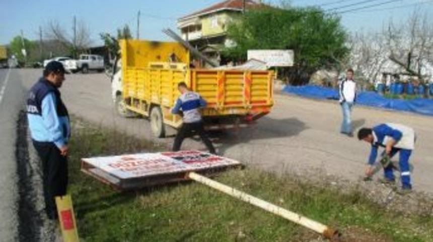 İzinsiz Tabelalara 20 Bin Tl Ceza