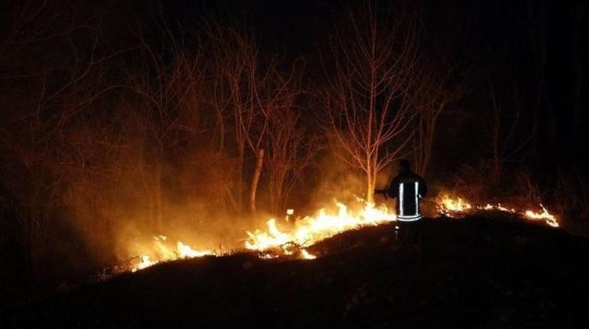 Antalya’da Korkutan Yangın