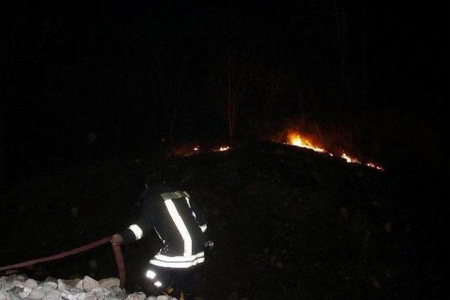 Antalya’da Korkutan Yangın