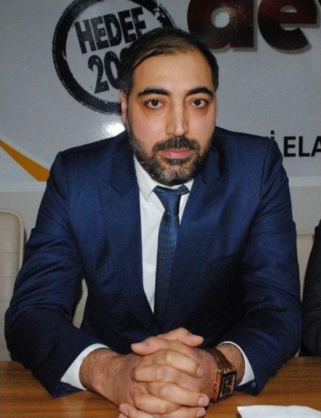 Ak Parti Elazığ Merkez İlçe Başkanlığına Ömer Faruk Çelik Atandı