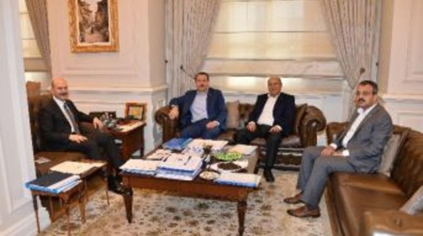 Yal&ccedil;ın&rsquo;dan İ&ccedil;işleri Bakanı Soylu&rsquo;ya Ziyaret