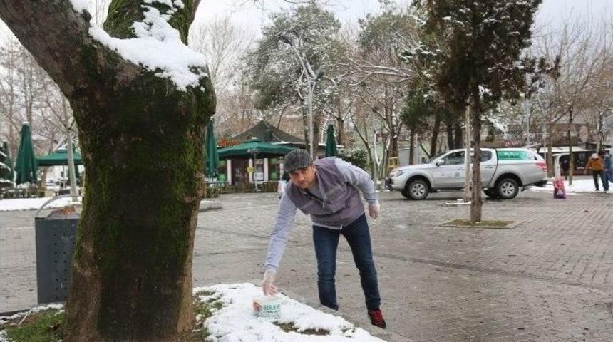 Sokak Hayvanlarına Yem Bırakıldı