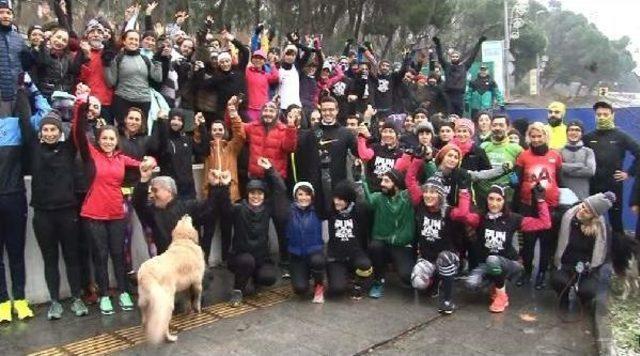 Maçka Parkı'nda Koşulu Protesto