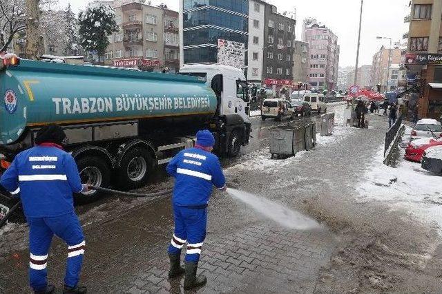 Trabzon’da Kar Seferberliği