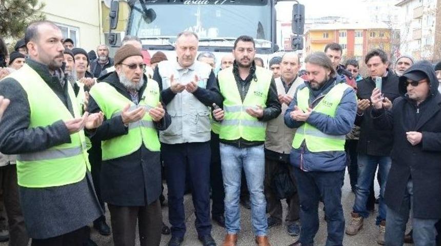 Eskişehir&rsquo;den Halep&rsquo;e 2 Tır Dolusu Yardım