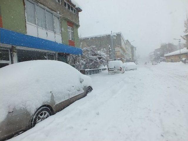 Malazgirt’te Kar Köy Yollarını Ulaşıma Kapattı