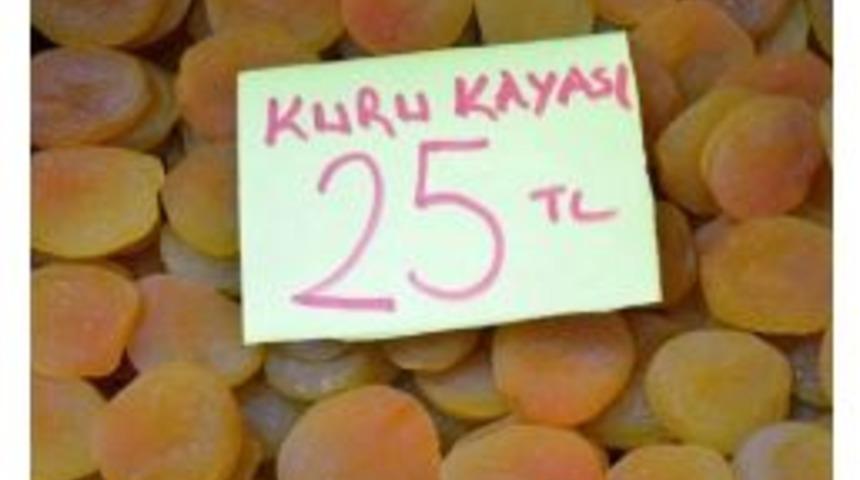 Kuru Kayısıya 1 Haftada 5 Lira Zam