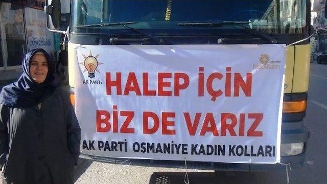 Ak Parti Kadın Kollarından Suriyeli Mültecilere Yardım