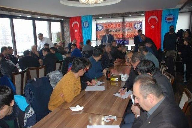 Sağlık-sen Diyarbakır Şubesi İl Divan Toplantısı Gerçekleştirildi