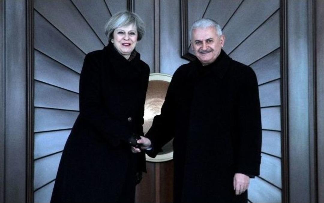 İngiltere Başbakanı Theresa May, &Ccedil;ankaya K&ouml;şk&uuml;&rsquo;nde