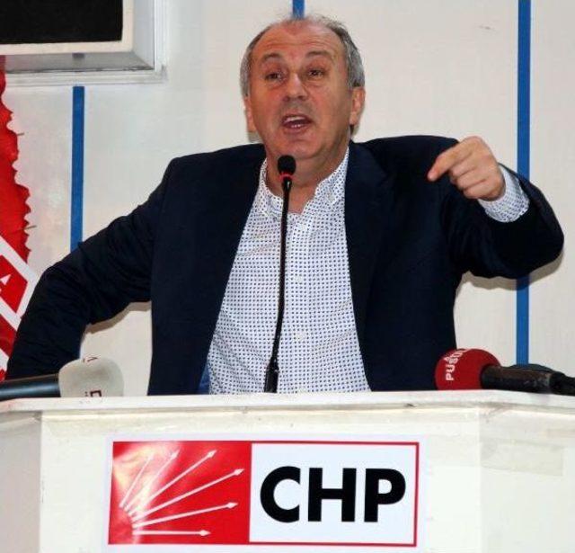 Chp'li İnce: Ahlaksız Koalisyon Seçimden Önce Kurulandır