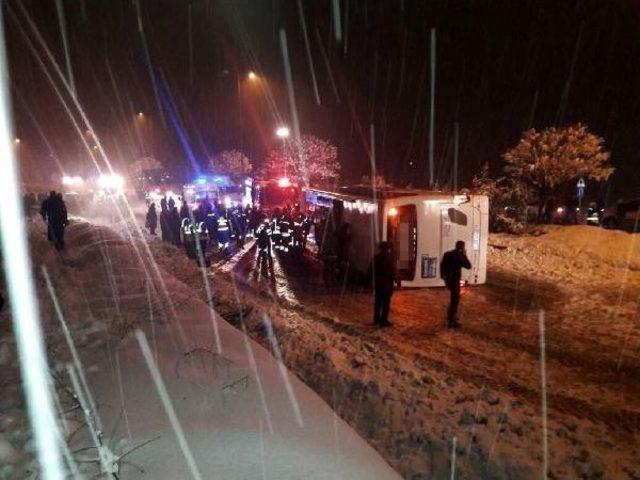 Bartın'da Yolcu Otobüsü Devrildi: 2 Ölü, 6 Yaralı