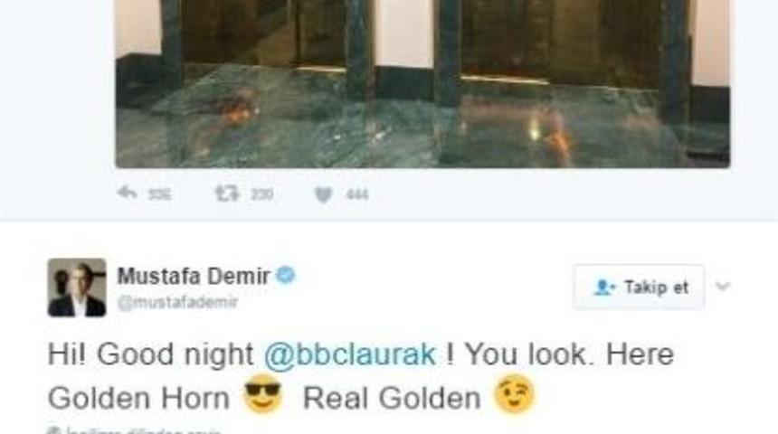 Başkan Mustafa Demir&rsquo;den İngiliz Gazeteciye Esprili Cevap