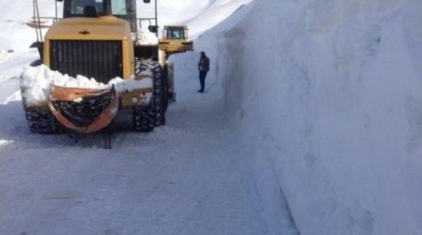 Van&rsquo;da Yoğun Kar Yağışı