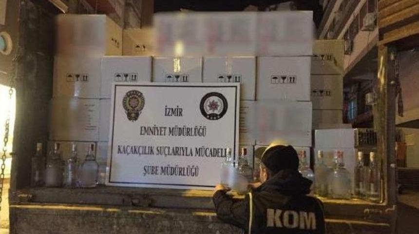 Bir Kamyon Dolusu Sahte Rakı Ele Ge&ccedil;irildi