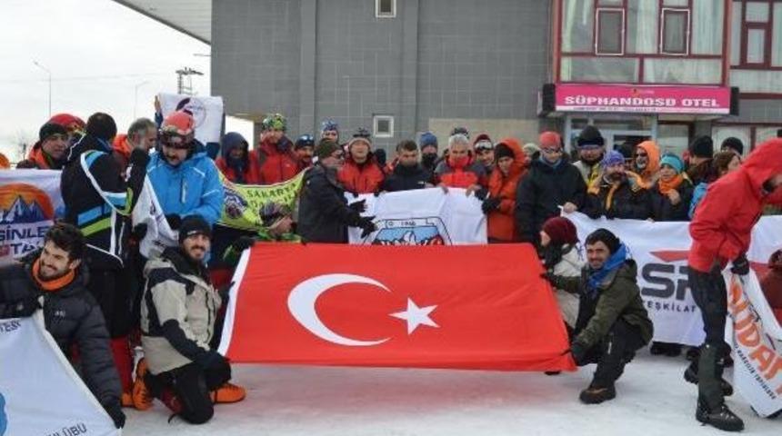 101 Dağcı, Eksi 40 Derecede S&uuml;phan Dağı&rsquo;Na Tırmanacak