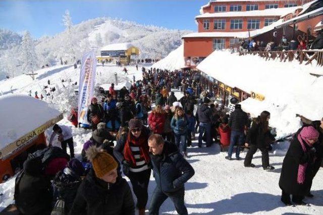 Kartepe'de Güneş Ve Kar Keyfi