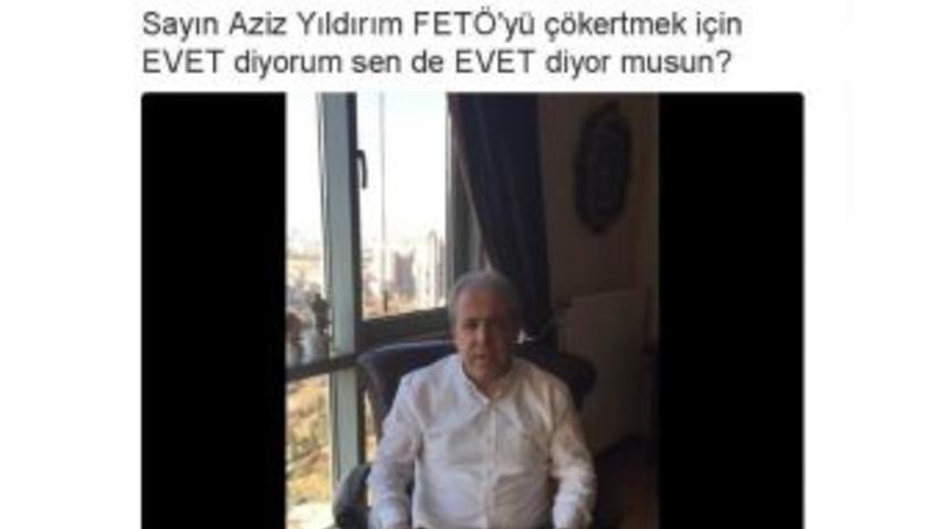 Ak Partili Tayyar&rsquo;dan Aziz Yıldırım&rsquo;a &rsquo;evet&rsquo; &Ccedil;ağrısı