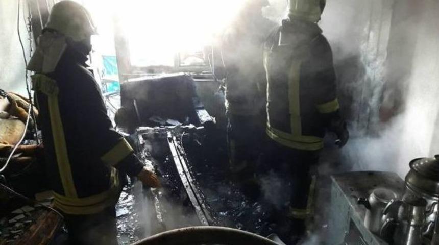 Sobadan &Ccedil;ıkan Yangın Korkuttu