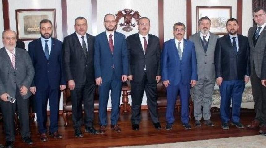 M&uuml;siad Konya Y&ouml;netiminden Vali Canbolat&rsquo;a Ziyaret