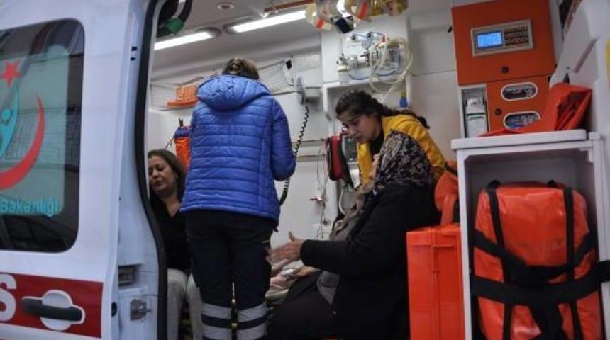 Ocakta Unutulan Yağ Yangın &Ccedil;ıkardı, Anne Ve Kızı Hastanelik Oldu