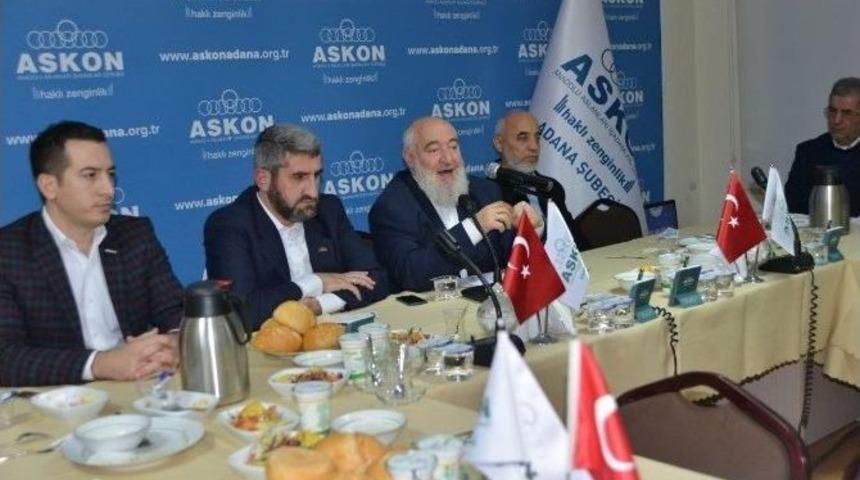 &Ccedil;alışkan, Tecr&uuml;belerini Askon &Uuml;yeleriyle Paylaştı