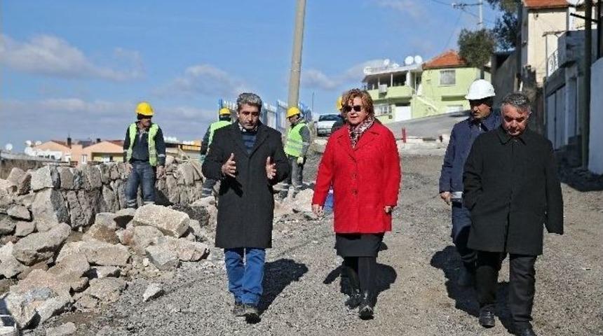 İhale İptal Edildi, &Ccedil;&ouml;ken Duvarı Belediye Ekipleri &Ouml;rd&uuml;