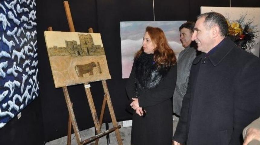 Ressamlar Serhat İllerini Sergide Karslılarla Buluşturdu