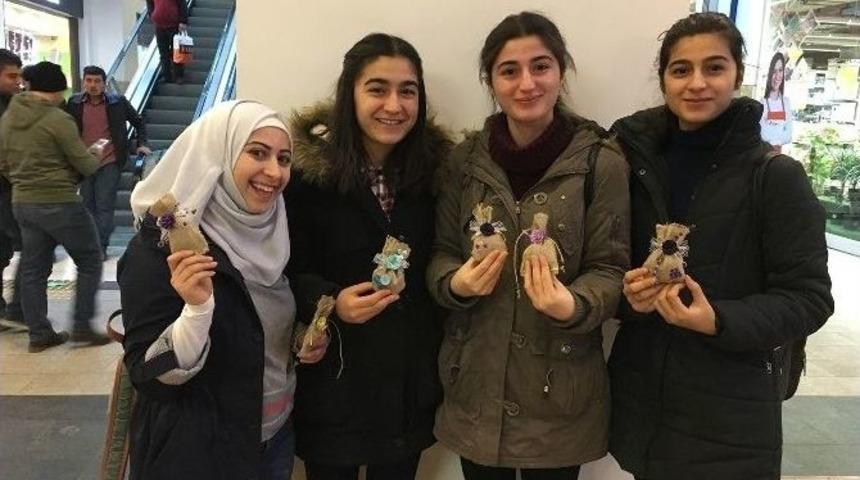 Gaziantepli Kadınlardan Birbirinden Şık Ve G&uuml;zel Lavanta Keseleri