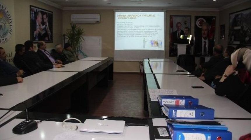 Yusufeli’de Belediye Personeline İş Sağlığı Ve Güvenliği Eğitimi Verildi