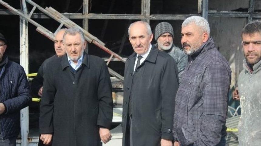 Odakır’dan Dükkanı Yanan Esnafa Ziyaret