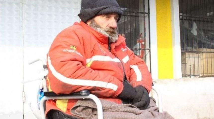 (&ouml;zel Haber) Fel&ccedil;li Vatandaş Başkentin Ayazında Sokakta Yaşıyor