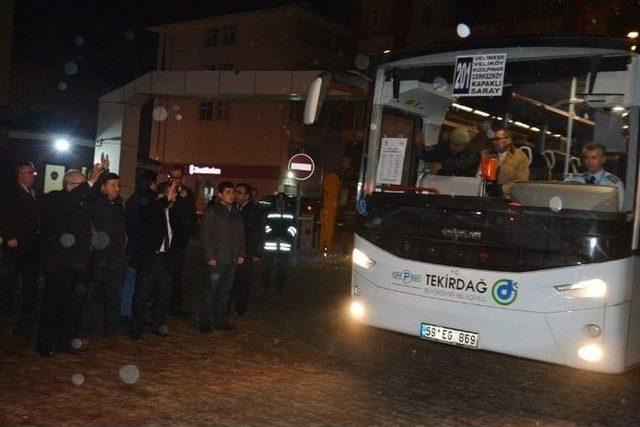 Saray-kapaklı-çerkezköy-çorlu Seferleri Başladı