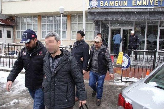 Samsun’da 11 Polis Fetö’den Adliyeye Sevk Edildi