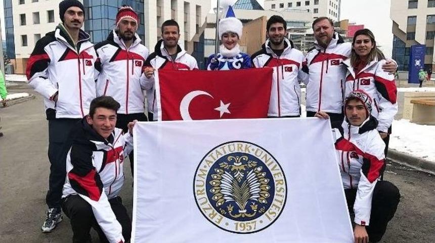 Atat&uuml;rk &Uuml;niversitesi D&uuml;nya &Uuml;niversiteler Kış Spor Oyunları&rsquo;nda...
